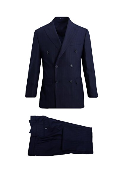 Uki LACİVERT Kruvaze Takım Elbise