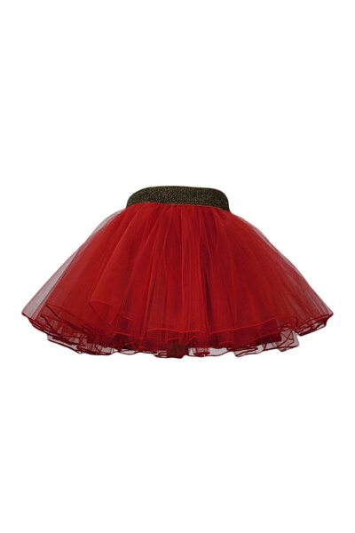 fantasialand Fustita tutu fete, model Balerina, culoare rosie