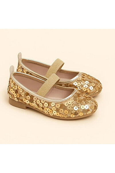 kidstalya طفلة باليه ذهبية اللون