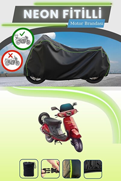 Cemku Shade Black Rear Bag Compatible Neon Corded Honda Kinetic Dx Compatible...