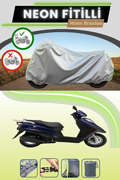 Cemku Shade حقيبة خلفية رمادية متوافقة مع قماش نيون فايتل هاوجين ساني 125T ال...