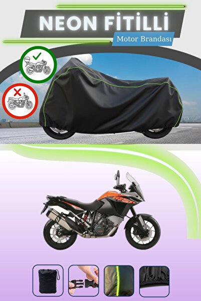 Cemku Shade حقيبة خلفية سوداء متوافقة مع حقيبة نيون متوافقة مع KTM 1050 Adven...