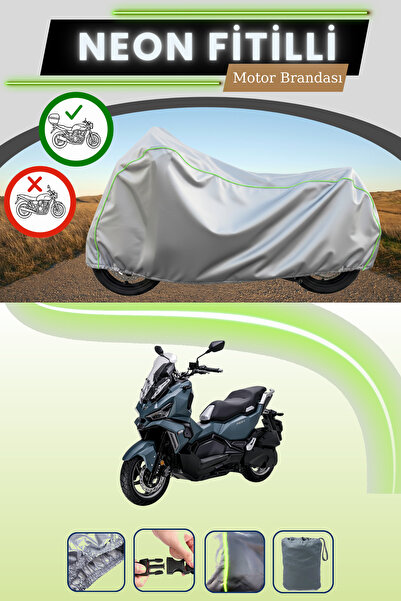 Cemku Shade حقيبة خلفية رمادية متوافقة مع قماش نيون فليت المتوافق مع دراجة نا...