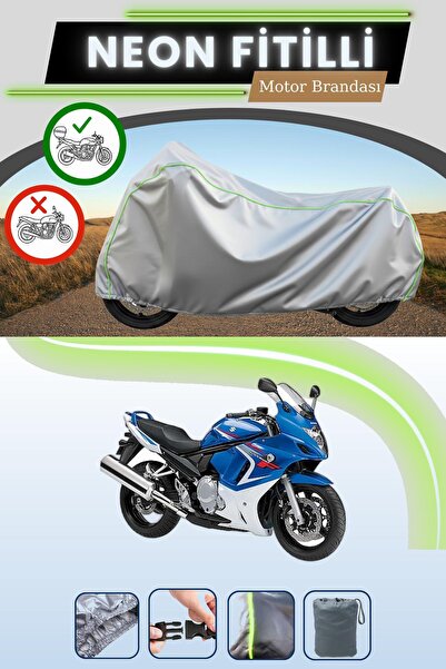 Cemku Shade حقيبة خلفية رمادية متوافقة مع قماش نيون فليتلي سوزوكي جي إس إكس 6...