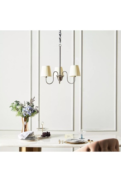 Generic Hydra 3-Light Metal Chandelier