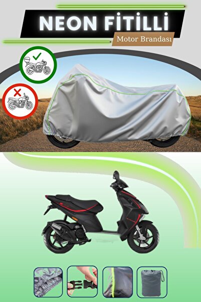 Cemku Shade حقيبة خلفية رمادية متوافقة مع نيون فيتيلي بياجيو تايفون 125، قماش...