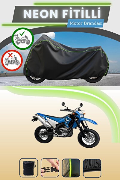 Cemku Shade حقيبة خلفية سوداء متوافقة مع نيون فايتي ياماها WR 250 X متوافقة م...