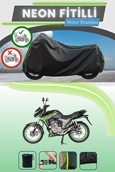 Cemku Shade حقيبة خلفية سوداء متوافقة مع نيون فيتيلي مونديال KD 125 F CBS متو...