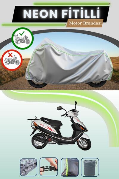 Cemku Shade حقيبة خلفية رمادية متوافقة مع قماش نيون فيتيل كوبا فايتر 50 المتو...