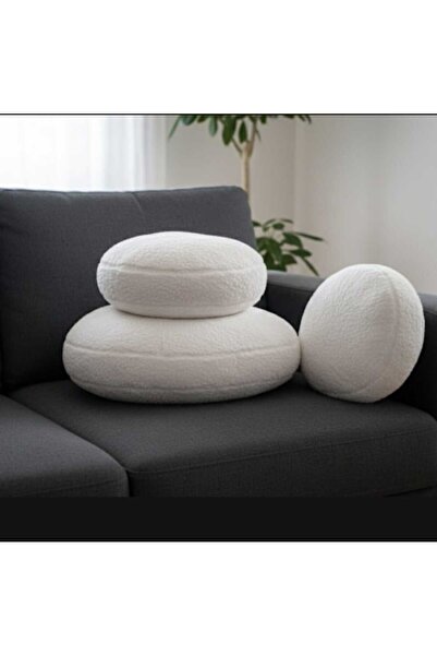 oiphome Pernă de pluș 3 bucăți mare - mică - medie