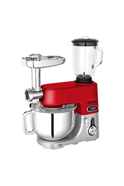 ROBX SR50 Döküm Gövde 7 Litre Içli Köfte Hamur Yoğurma Kıyma Çekme Erişte Ble...