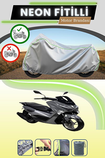 Cemku Shade حقيبة خلفية رمادية متوافقة مع قماش نيون فيتيلي بياجيو بيفرلي 200 ...