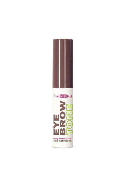 WeMara EYEBROW MASCARA KULLU ACIK KAHVE 5 ML - KAS RENKLENDIRICI