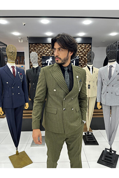 Twenhil Slim Fit Kruvaze Takım Elbise