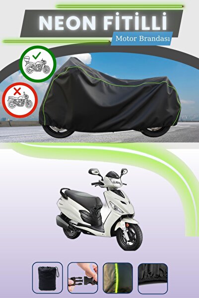 Cemku Shade حقيبة خلفية سوداء متوافقة مع نيون فيتيلي هيرو داش 110i متوافقة مع...