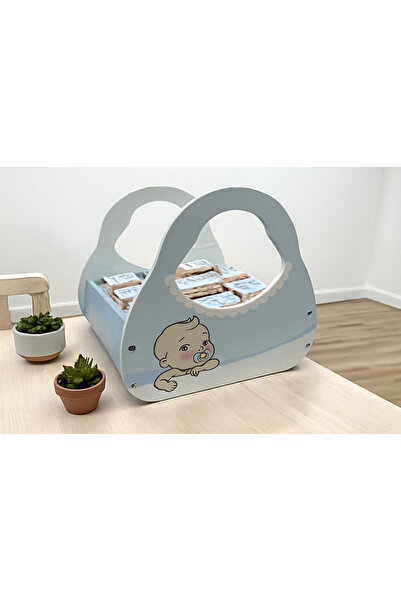 seasons box سلة هدايا للمولود الجديد - توزيعات مواليد أولاد