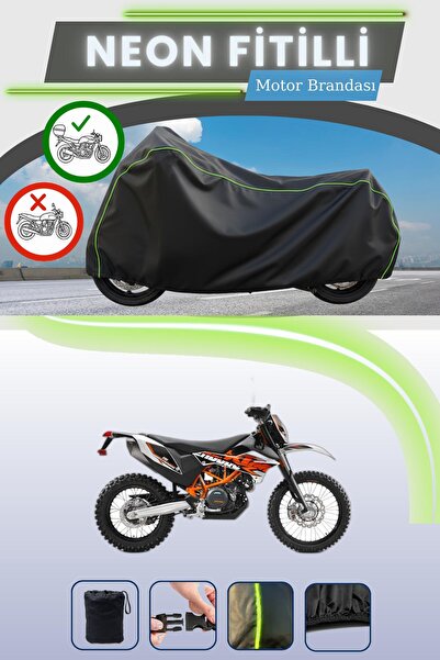 Cemku Shade حقيبة خلفية سوداء متوافقة مع حقيبة نيون متوافقة مع KTM 690 Enduro R