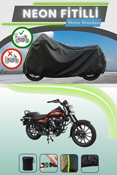 Cemku Shade حقيبة خلفية سوداء متوافقة مع نيون فيتيلي باجاج أفينجر ستريت 150 م...