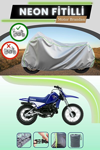 Cemku Shade حقيبة خلفية رمادية متوافقة مع قماش نيون فليتلي ياماها PW 80 المتو...