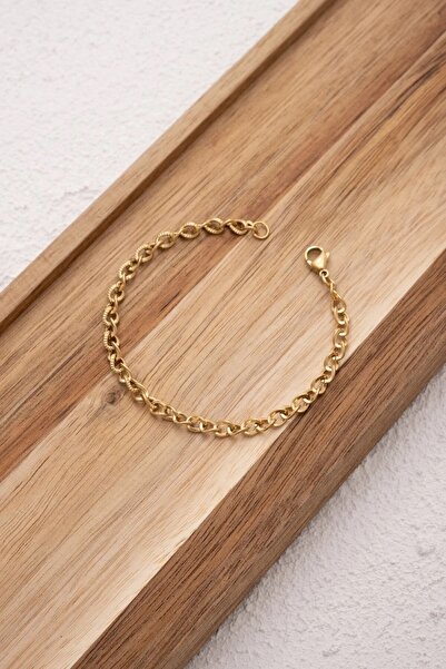 ByFlorya Jewelry سوار سلسلة رجالي من الفولاذ ذو ملمس مميز 4 مم مقاوم للصدأ 20 سم