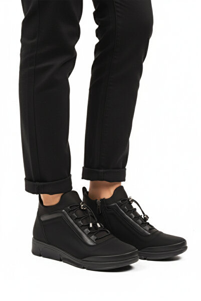 AYAKMOD Cizme negre pentru femei, rezistente la frig, cu talpă anti-alunecare...