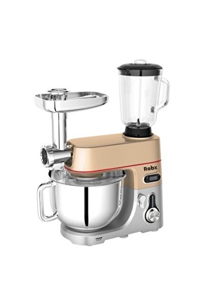ROBX SR50 Döküm Gövde 7 Litre Içli Köfte Hamur Yoğurma Kıyma Çekme Erişte Ble...