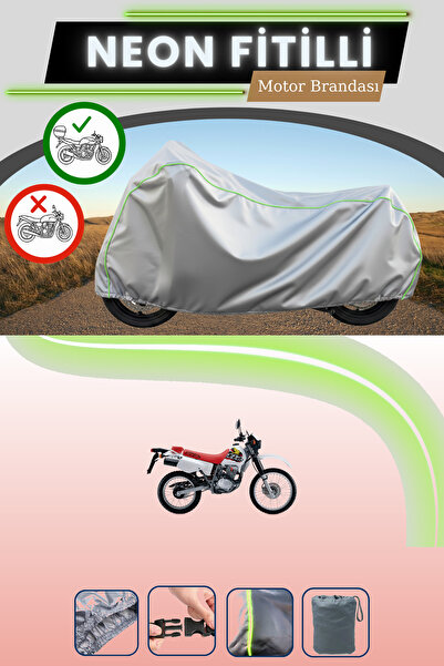 Cemku Shade حقيبة خلفية رمادية متوافقة مع قماش نيون فليتلي هوندا XLR 125 المت...
