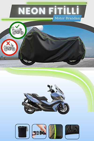 Cemku Shade حقيبة خلفية سوداء متوافقة مع نيون فيتيل كيمكو إكسايتنغ VS 400 متو...