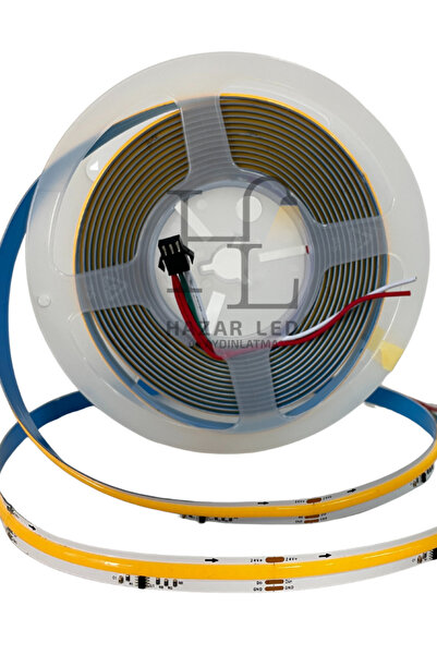 Hazar Led 24V 10MM 360 Ledli Pixel Cob Şerit Led Gün Işığı IP20 5 Metre