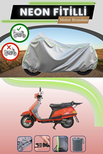 Cemku Shade حقيبة خلفية رمادية اللون متوافقة مع قماش نيون فيتيللي ياماها بيلو...