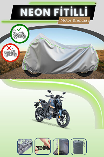 Cemku Shade حقيبة خلفية رمادية متوافقة مع قماش نيون فليت RKS RZ 150 المتوافق ...