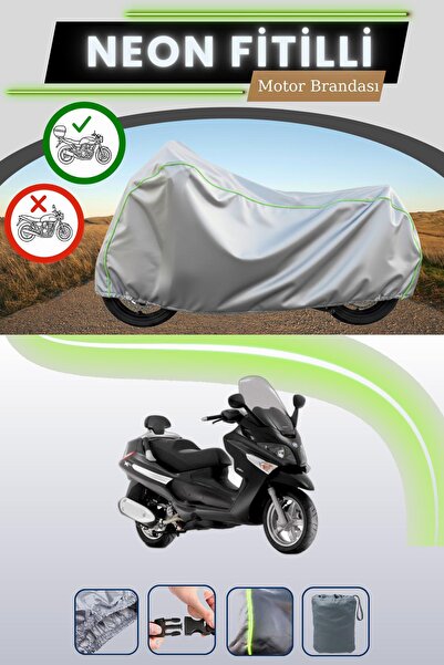 Cemku Shade حقيبة خلفية رمادية متوافقة مع قماش نيون فيتيلي بياجيو زيب 50 المت...