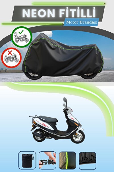 Cemku Shade حقيبة خلفية سوداء متوافقة مع قماش المحرك المتوافق مع Neon Fitilli...