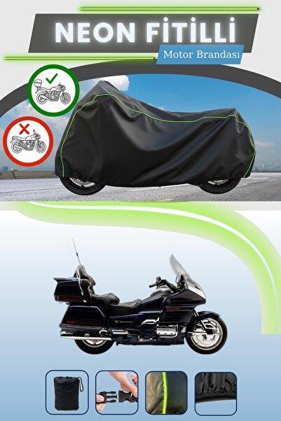 Cemku Shade حقيبة خلفية سوداء متوافقة مع نيون فايتي هوندا جولد وينج GL 1500 S...