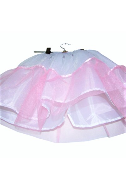 Lucille Craftshop Pink/white tulle skirt, 4-5 years
