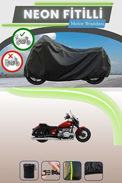 Cemku Shade حقيبة خلفية سوداء متوافقة مع قماش المحرك المتوافق مع نيون فيتيل بي إم دبليو آر 18