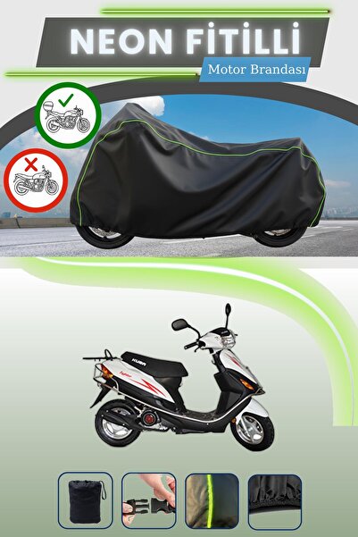 Cemku Shade حقيبة خلفية سوداء متوافقة مع قماش المحرك المتوافق مع Neon Fitilli...