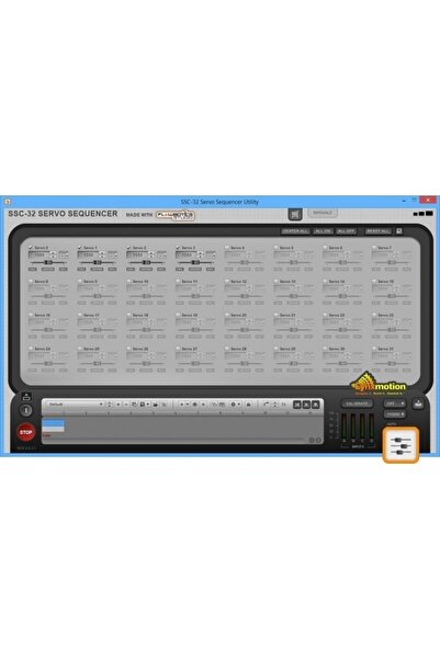 Maxrom Controller for Lynxmotion SSC-32U Servo Motors USB Controller