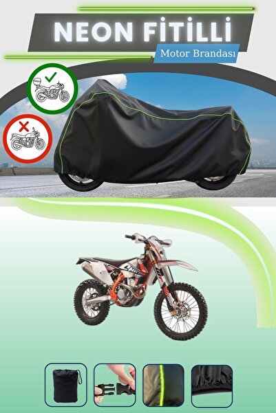 Cemku Shade حقيبة خلفية سوداء متوافقة مع نيون فايتي KTM 350 EXC-F Six Days مت...