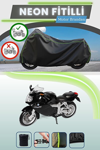 Cemku Shade حقيبة خلفية سوداء متوافقة مع نيون فايتي، متوافقة مع دراجة BMW K 1...