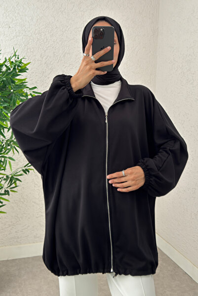 Salih Çelebi Bat Sleeve Casual Cap 0008 - Black