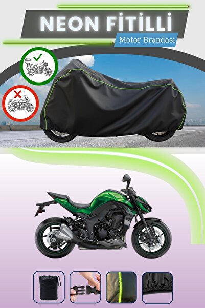 Cemku Shade حقيبة خلفية سوداء متوافقة مع نيون فايتل كاواساكي KLZ 1000 فيرسيس ...