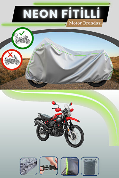 Cemku Shade حقيبة خلفية رمادية متوافقة مع قماش نيون فيتيل هيرو إكس بولس 200 ا...