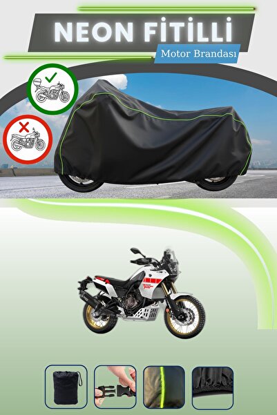 Cemku Shade حقيبة خلفية سوداء متوافقة مع نيون فايتي ياماها تينيري 700 رالي إد...