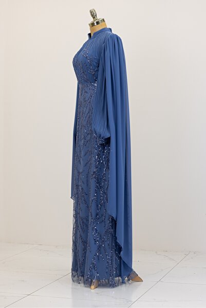 Genel Markalar Kolları Pelerinli Ezgi Abiye