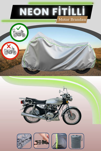 Cemku Shade حقيبة خلفية رمادية متوافقة مع Neon Fitilli Kuba Filinta 100 متواف...