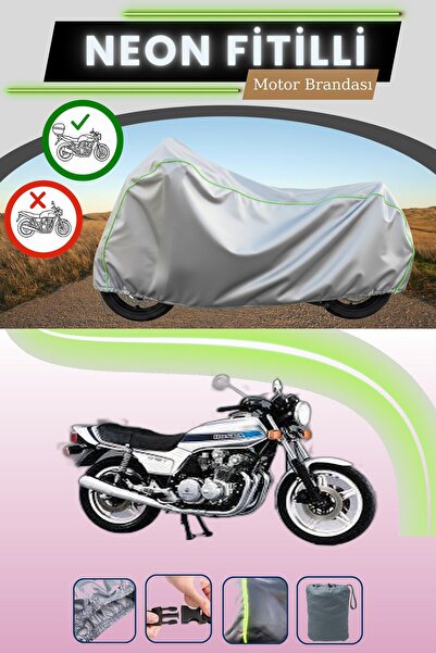 Cemku Shade حقيبة خلفية رمادية متوافقة مع قماش نيون فليتلي هوندا سي بي 900 بو...