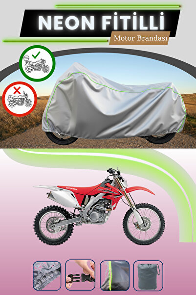 Cemku Shade حقيبة خلفية رمادية متوافقة مع قماش نيون فليت هوندا CRF 250 X المت...