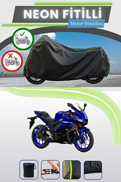 Cemku Shade حقيبة خلفية سوداء متوافقة مع نيون فايتي ياماها YZF R25 ABS متوافق...