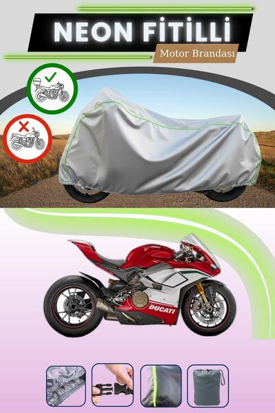 Cemku Shade حقيبة خلفية باللون الرمادي النيون قماش مجدّل متوافقة مع دراجة دوك...